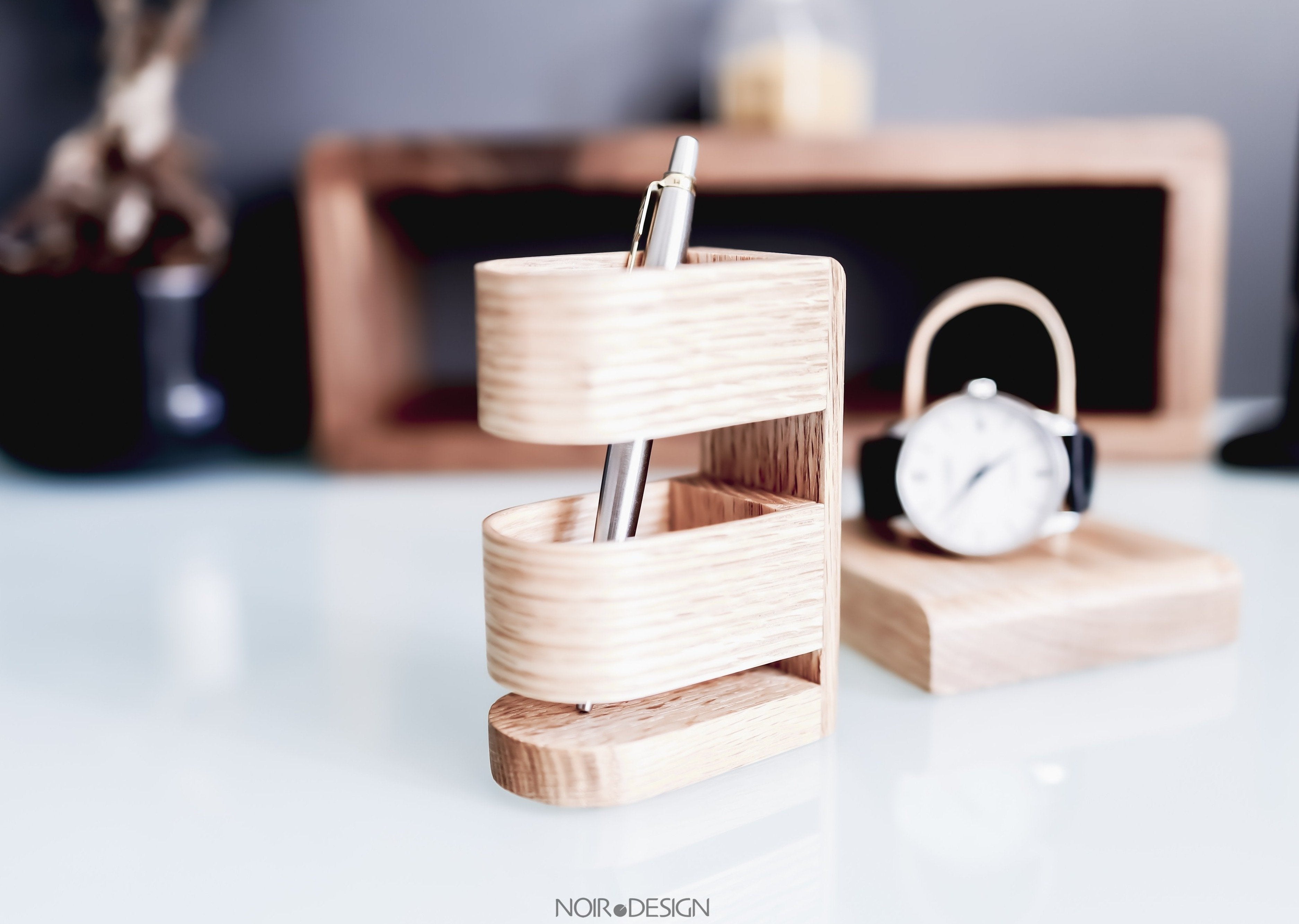 Pen Pot | Solid English Oak | Swiss Collection